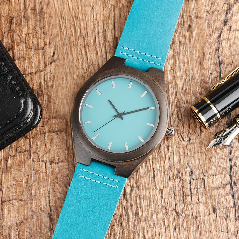 Деревянные бамбуковые наручные часы Современные Кварцевые женские повседневные