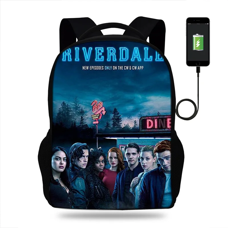 2018 рюкзак ривердейла для подростков мальчиков/девочек школьные сумки рюкзаки с