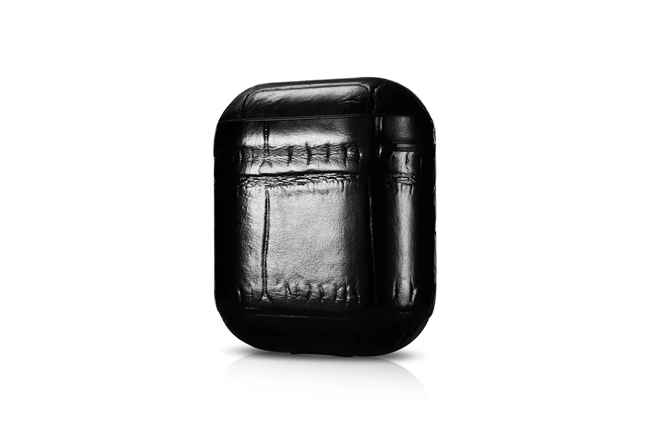 Для AirPods чехол Топ натуральная кожа чехол для Apple Airpods роскошный крокодил дизайн защитные наушники аксессуары чехол
