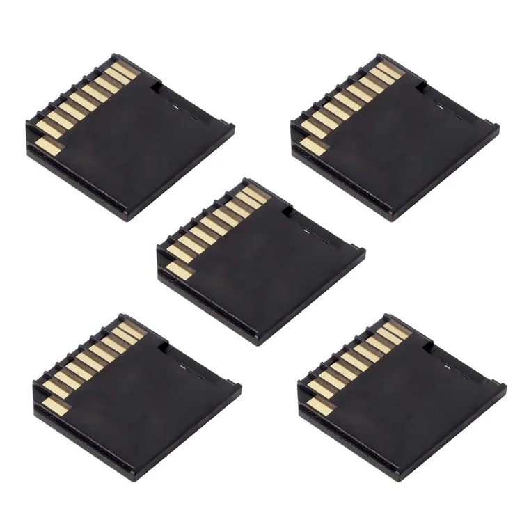 5 шт./лот набор карт Micro SD TF на мини адаптер низкий профиль для дополнительного