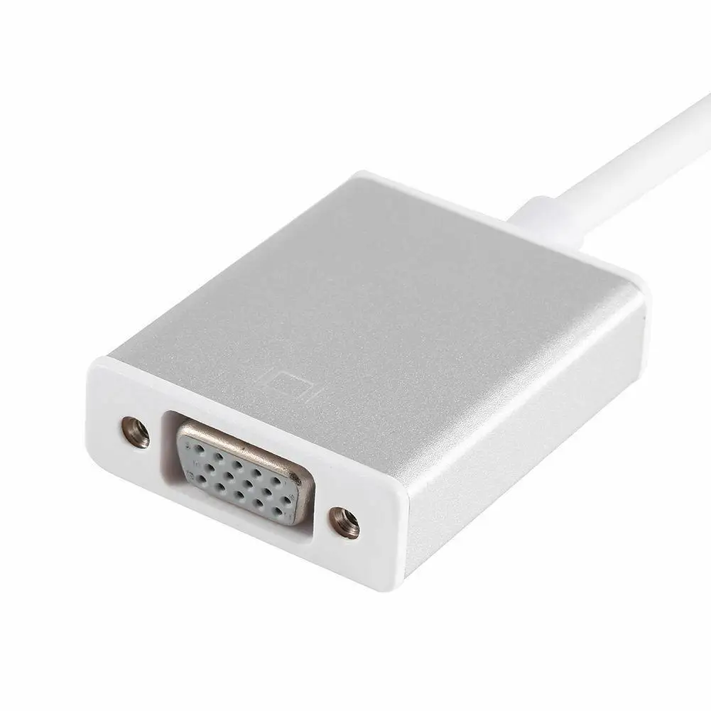 Фото 2 цвета USB 3 1 Type C к VGA адаптер папа 1080p Женский конвертер R20 Кабели VGA 2 цвета USB 3 1 Type C к VGA адаптер папа 1080p Женский конвертер R20 Кабели VGA
