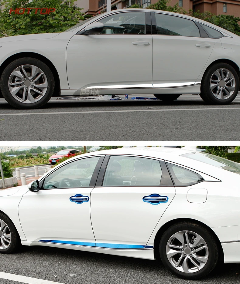 Боковые литые накладки из нержавеющей стали для HONDA Accord Gen 10th автомобильные аксессуары для стайлинга