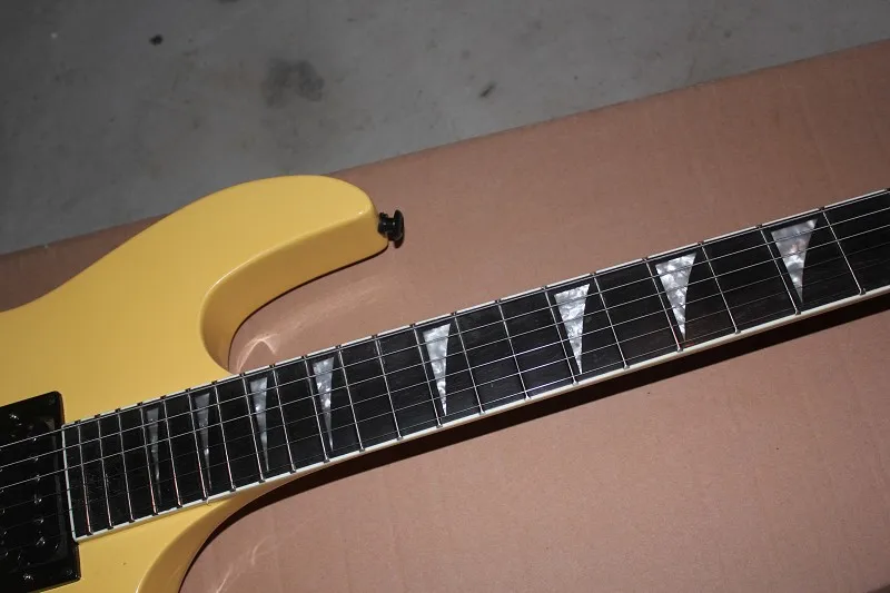 Free shipping finish Custom Neck body together 6 strings SL2H Soloist yellow color electric guitar | Спорт и развлечения