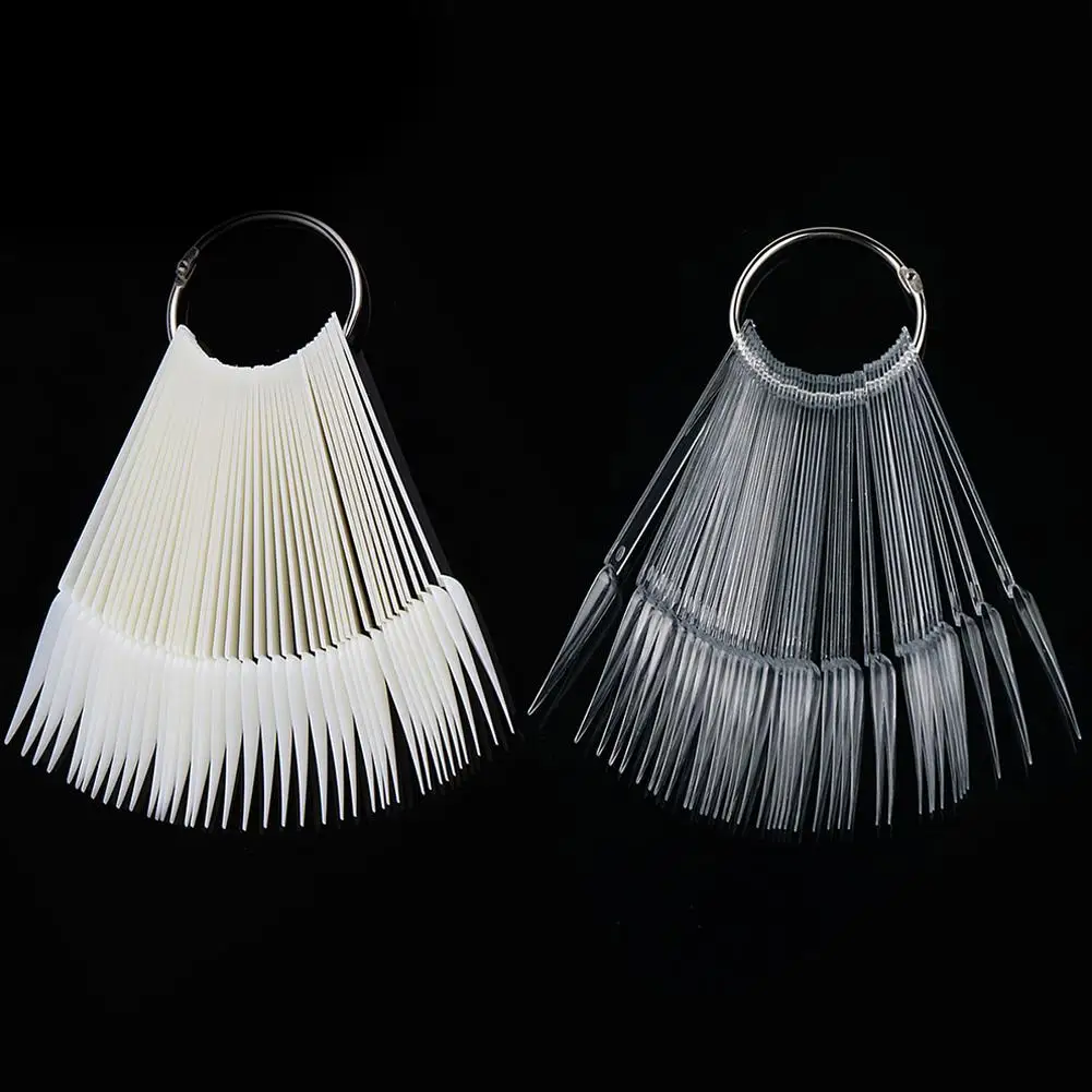 40 шт. лак для ногтей в форме веера цветная карточка образец практики