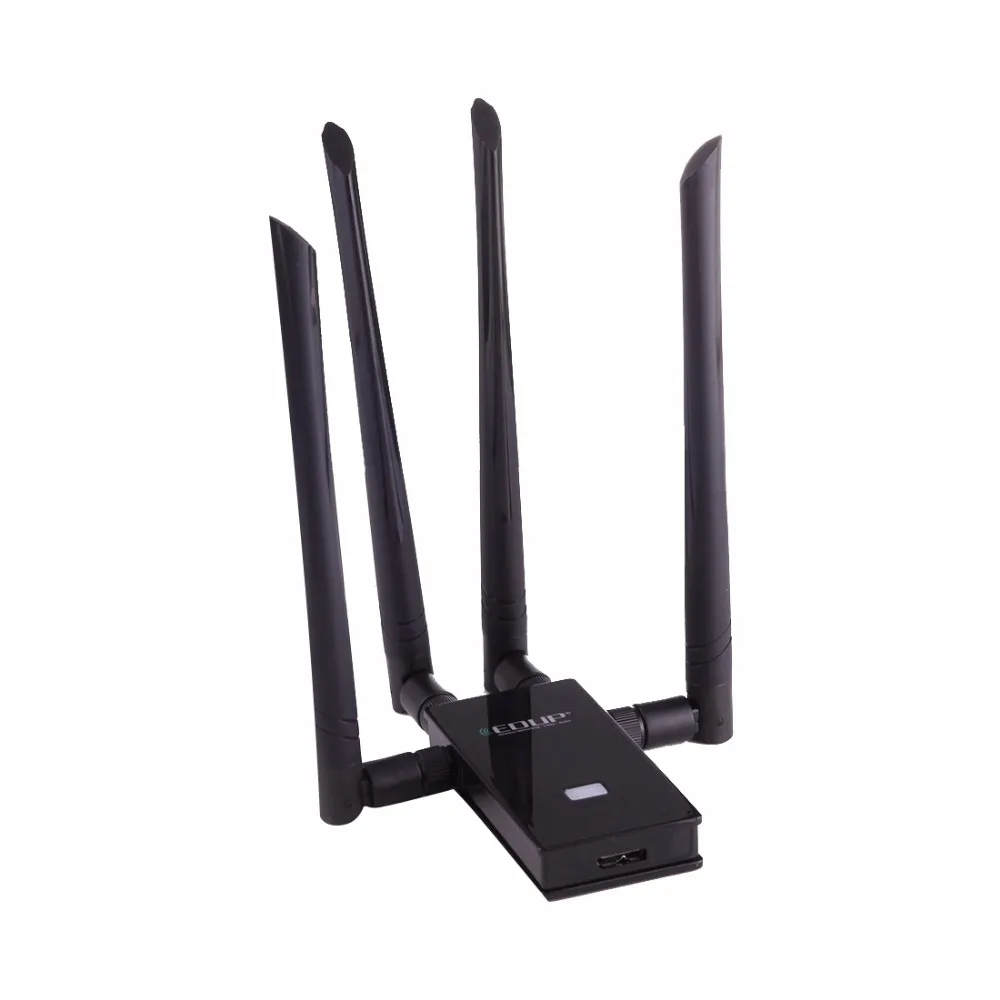 EDUP EP-AC1621 USB 3,0 беспроводной адаптер 1900 Мбит/с 2,4 г/5,8 ГГц 600 Мбит/с/1300 Мбит/с Двухдиапазонная WiFi сетевая карта 4 WiFi антенна