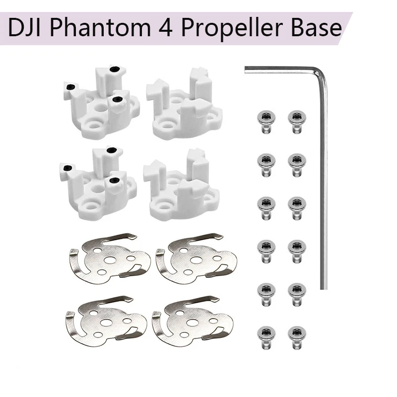 

Опорное крепление для дрона DJI Phantom 4, 4 шт., быстроразъемное крепление для двигателя основание пропеллера, сменные комплекты