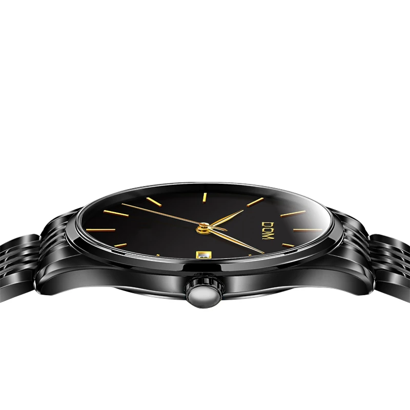 Часы мужские DOM лучший бренд класса люкс кварцевые часы Повседневное кварц из