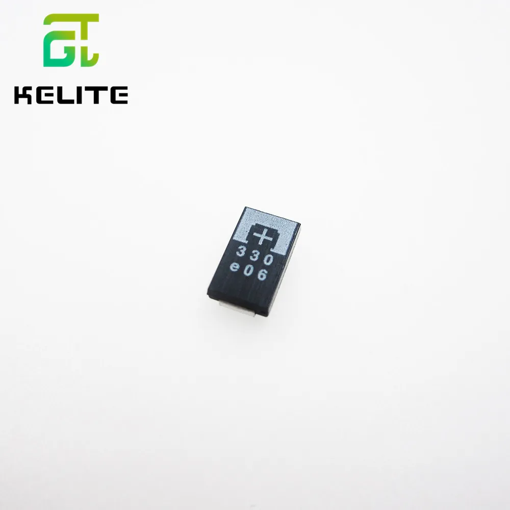 Танталовые полимерные конденсаторы SMD 2R5TPE330M9 10 шт. 2 5 В 330 мкФ 6 3 задняя крышка|capacitor