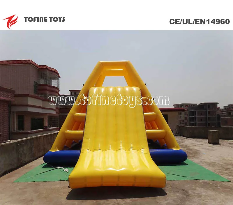 Плавающая надувная водная горка для морских игр|inflatable water slides|water slideinflatable climbing |