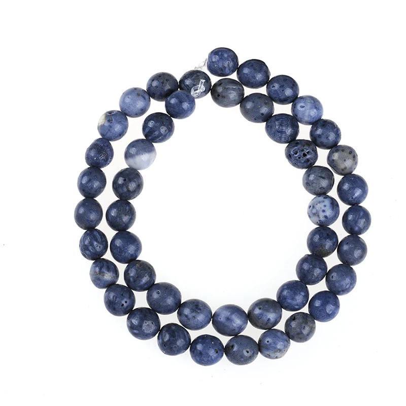 

6-12mm Round Natural Stone dark blue stone Beads Stone Loose Strand Beads 15" For DIY for Bracelet Necklace Jewelry Making
