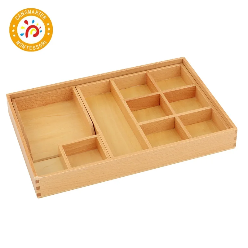 Montessori Material Wooden Glue and Paste Box Teaching Aids Storage Home Classroom Children Toy | Игрушки и хобби