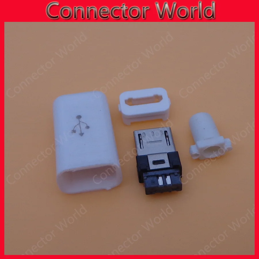 10 шт./компл. 4 в 1 DIY микро USB Сварка данных OTG линия Интерфейс Тип папа 5 Pin 5pin разъем