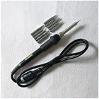 Ручка для паяльника Saike 936, подходит для электронной сварки с 5 наконечниками + инструмент для пайки 10p для 852D 909D 936 937 898D 8586D BGA