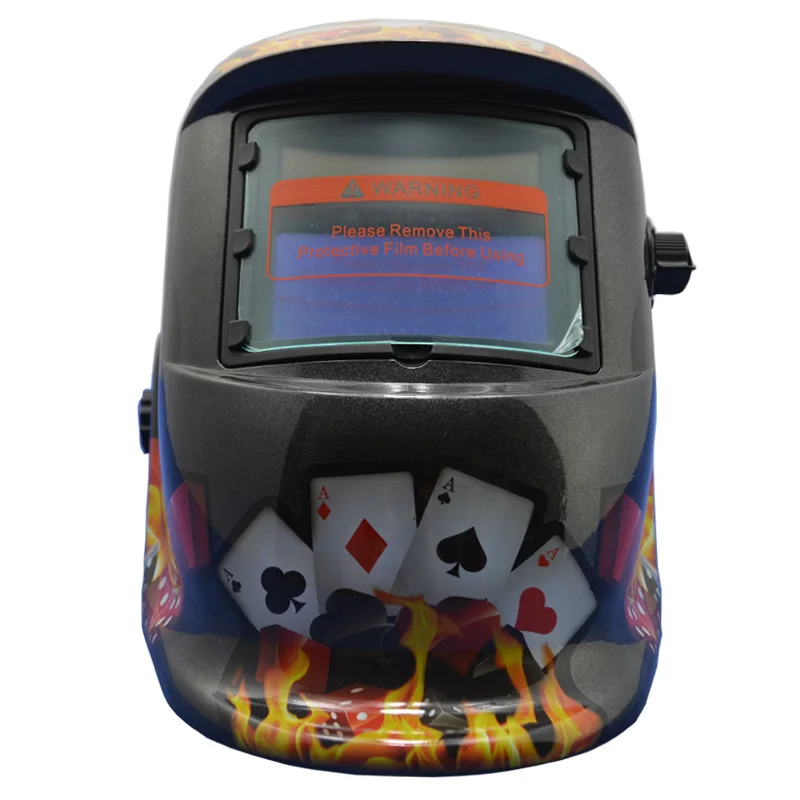 

Welding Equipment Arc Argon Solder Mask Lithium Battery Full Eyes Protection Weld Helmet Auto Chameleon Filter TRQ-HD25-2200DE