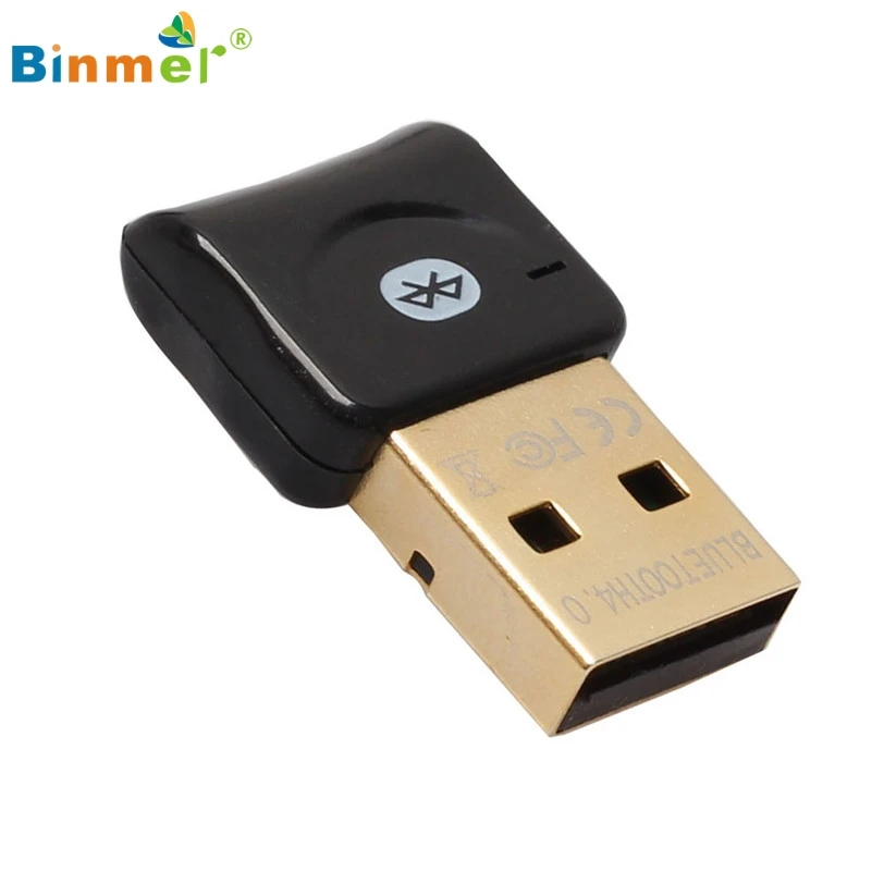 Binmer USB беспроводной Bluetooth 4,0 CSR Ключ адаптер аудио передатчик XP Vista Win7/8 января 12 MotherLander