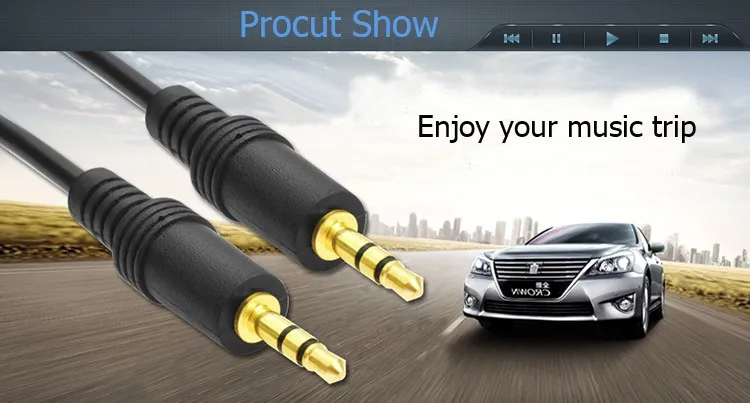 3.5mm Male to 1.5m/3m/5m/10m/15m/20m Stereo Audio Jack AUX Auxiliary Cable For Mobile phone for iPod MP3 Black Wholesale | Компьютеры и