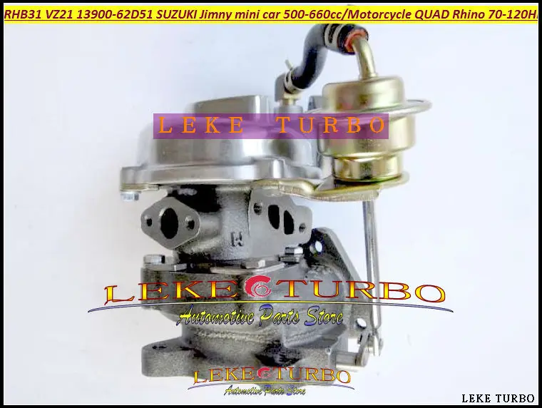 Турбокомпрессор RHB31 VZ21 13900 62D51 для SUZUKI 4JF1 Jimny Grand Vitara Mini 500 660cc K6A четырехъядерный RHINO