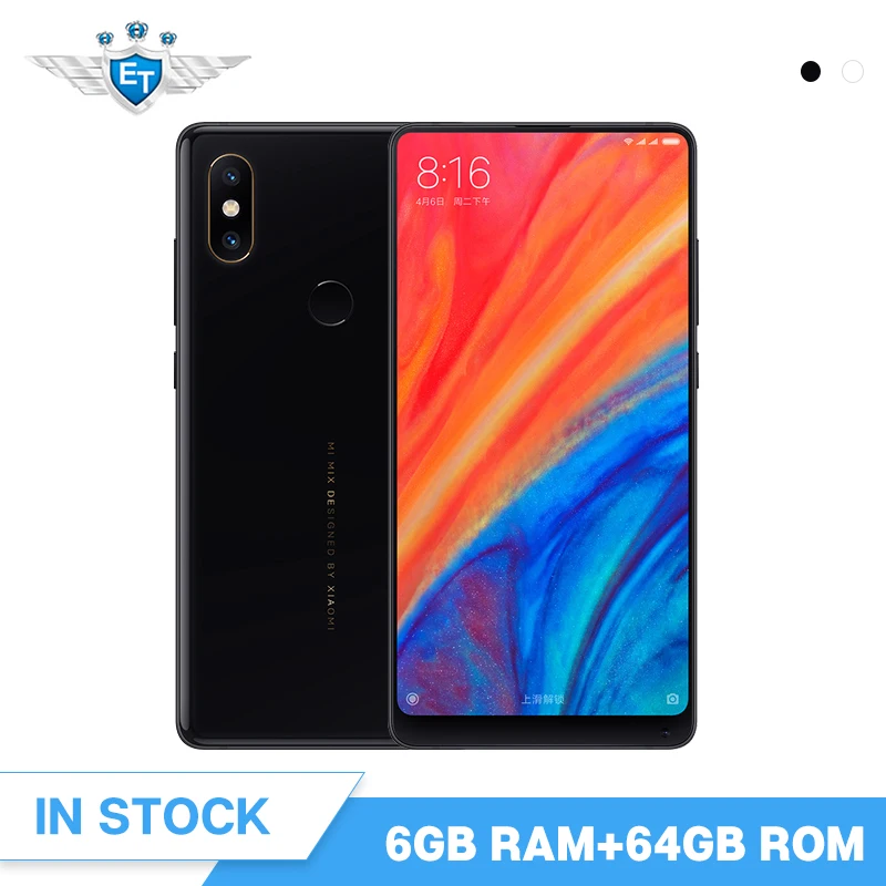 Xiaomi mi x 2 S 6 ГБ 64 мобильный телефон 5 99 ''полный Экран Snapdragon 845 NFC 12MP 20MP двойной PD