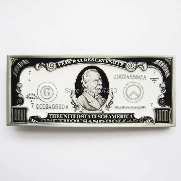 Распределение пряжки ремня 1000 долларов США Бесплатная доставка 6 шт. в лоте