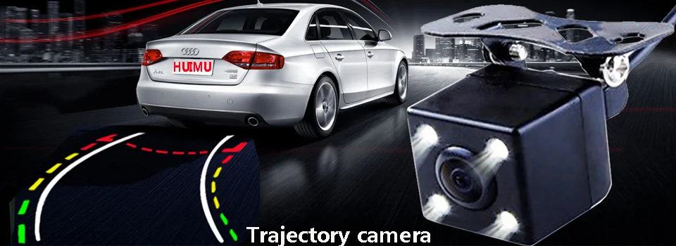 Для SONY/CCD HD задний вид автомобиля резервная камера для 02-11 Audi A4(B6/B7/B8) камера динамическая траектория