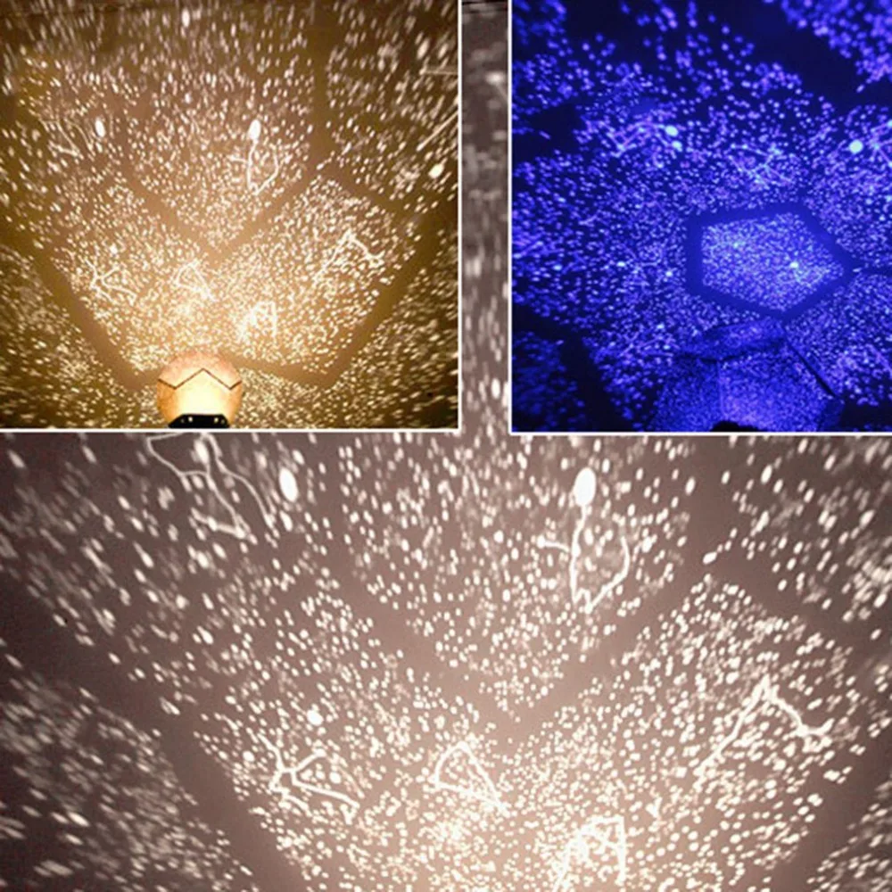 Светодиодный проектор с ночным светом звездное небо Звезда Луна мастер дети