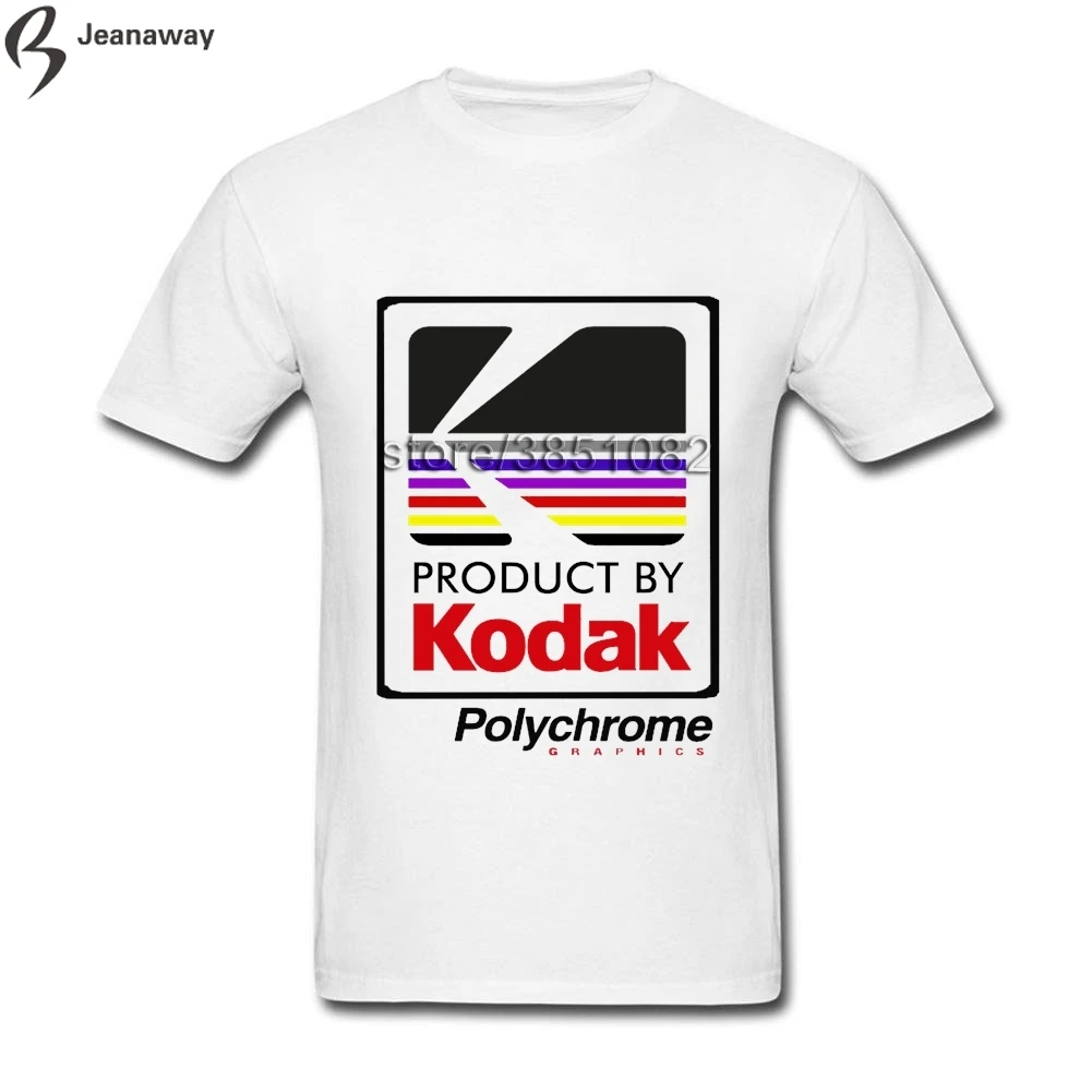 Harajuku Kodak Полихромная куртка-бомбер Для мужчин футболки белый короткий рукав