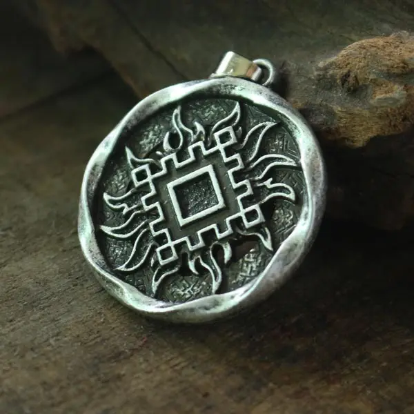 Lansei 1 шт. славянский амулет &quotСчастливый Лопух&quot кулон древний ювелирные