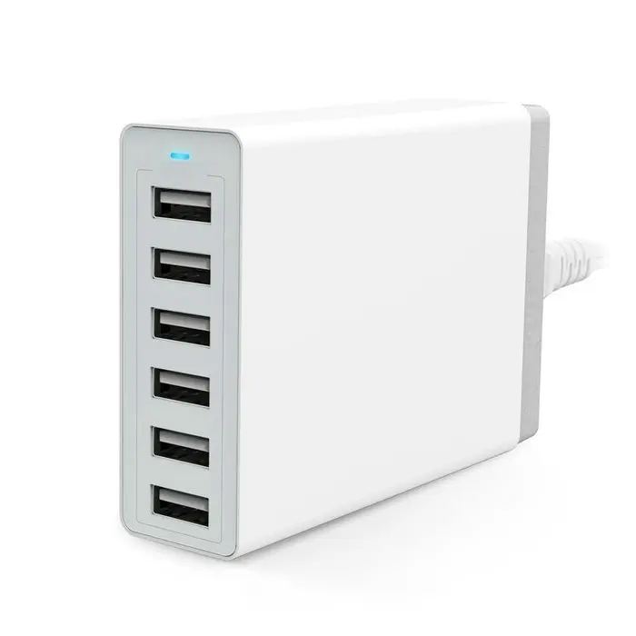 6-портовый USB Зарядное Устройство PowerPort 6 Мульти-Порт Адаптер Питания для iPhone S Плюс