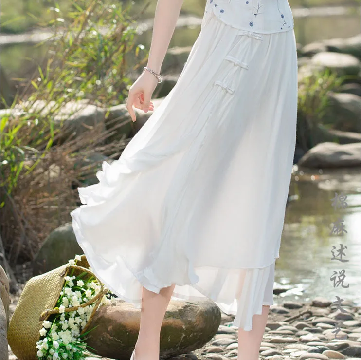 2018 Новый морщин пластина пряжки с эластичной талией юбки | Женская одежда