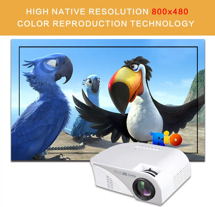 Gigxon-G8005B модный продукт мини-проектор большой 7d кинопроектор 4K кинотеатральные проекторы для домашнего использования