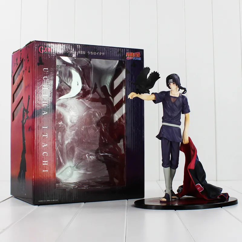 27 см Наруто Shippuden Учиха Итачи фигурки аниме ПВХ Brinquedos Коллекция Модель игрушки
