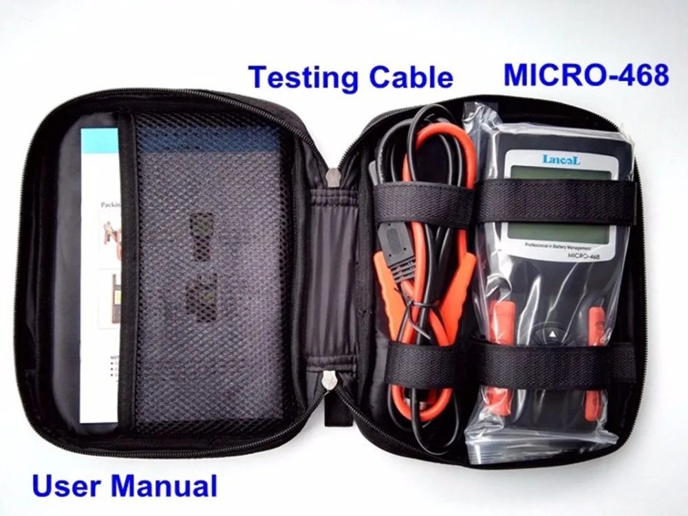 Тестер автомобильных аккумуляторов LANCOL многоязычный 12 В 2000cca|car battery tester|battery