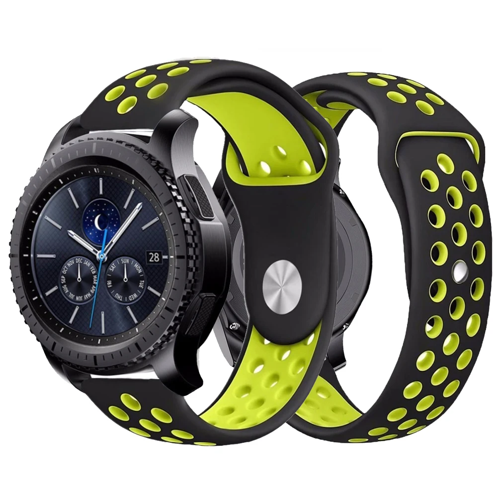 Amazfit bip ремешок Galaxy watch 46 мм для samsung gear S3 Galaxy watch 42мм Active huawei watch GT ремешок amazfit bip galaxy watch active ремешок для часов 22 мм 20 mm ремешок для часов
