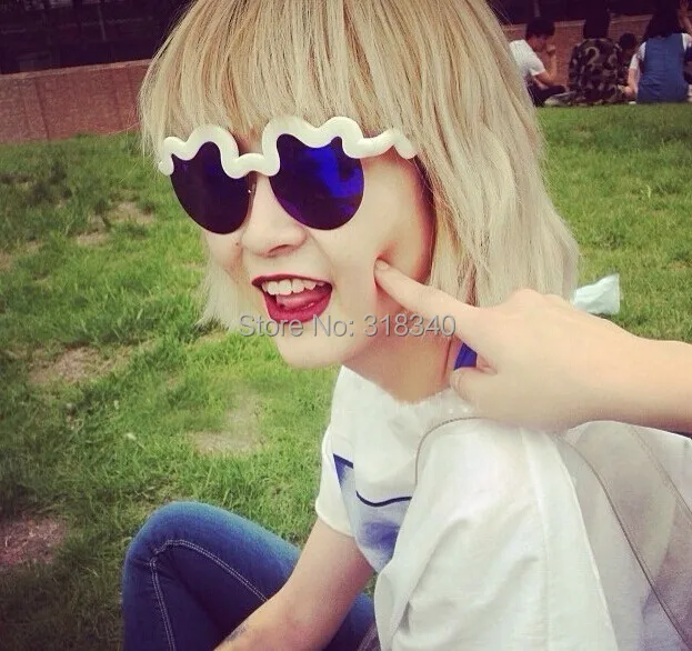 2015 Big Size Women tide female personality reflective sunglasses Mirrored Mix Colors Avaliable Vintage Oculos Gafas | Аксессуары для