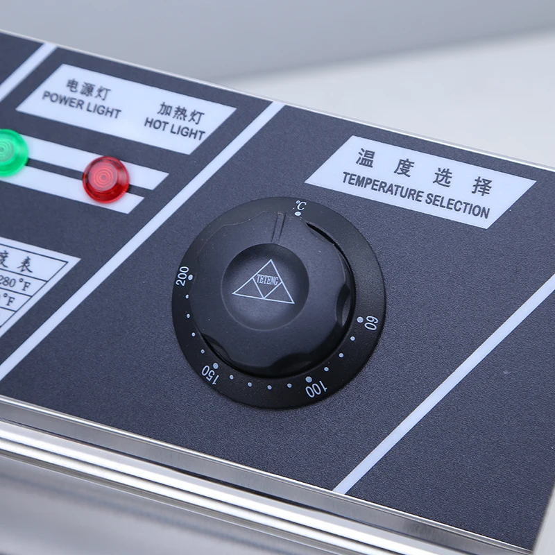 

Electric Deep Fryers Commercial thickening single - cylinder double sieve electric frying pan Fried chicken