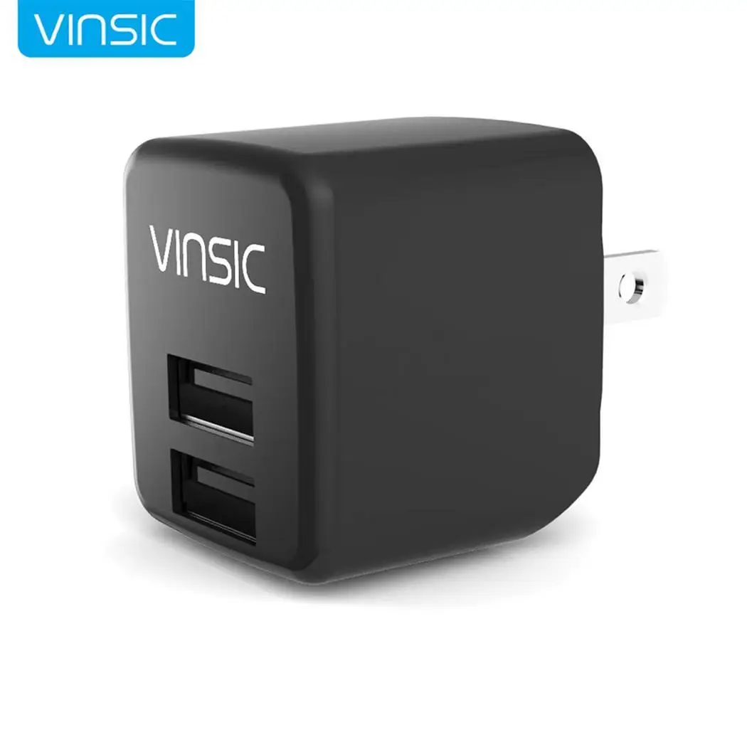 2.4A USB зарядное устройство 12 Вт двойное настенное 5 В для мобильного телефона в