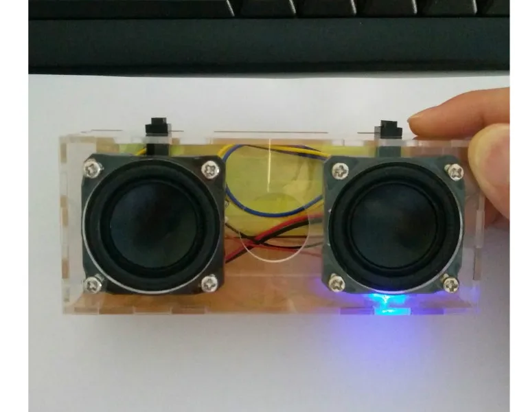 GHXAMP 1,5 дюймов 4 Ом 5 Вт полный спектр мини-динамик анодированный Неодимовый Bluetooth динамик s человеческий голос теплый натуральный DIY 1 пара