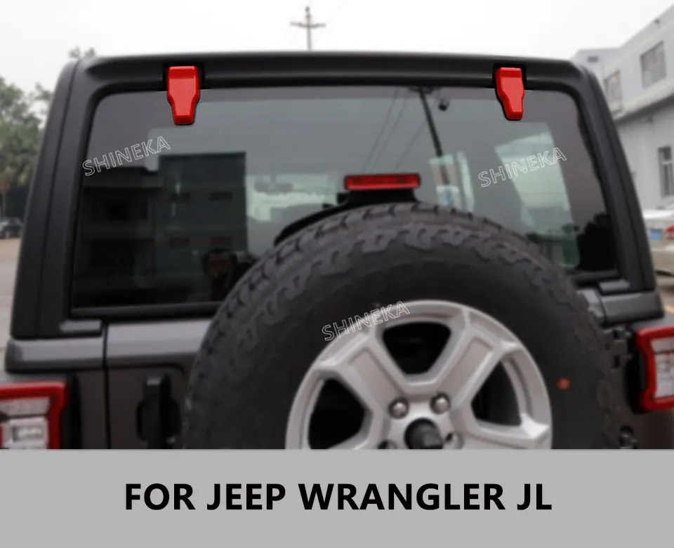 SHINEKA автомобильный стикер s для jeep wrangler jl задний лобовое стекло петля для стекла Наклейка украшение для jeep wrangler jl аксессуары