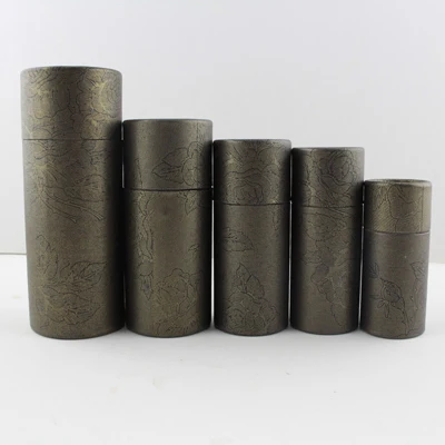 10ml 50 шт 10 мл крафт-бумажная трубка бутылка для масла упаковка картонная банка для подарков ювелирные изделия косметика эфирные масла бутылки круглая упаковка - Цвет: 10ml