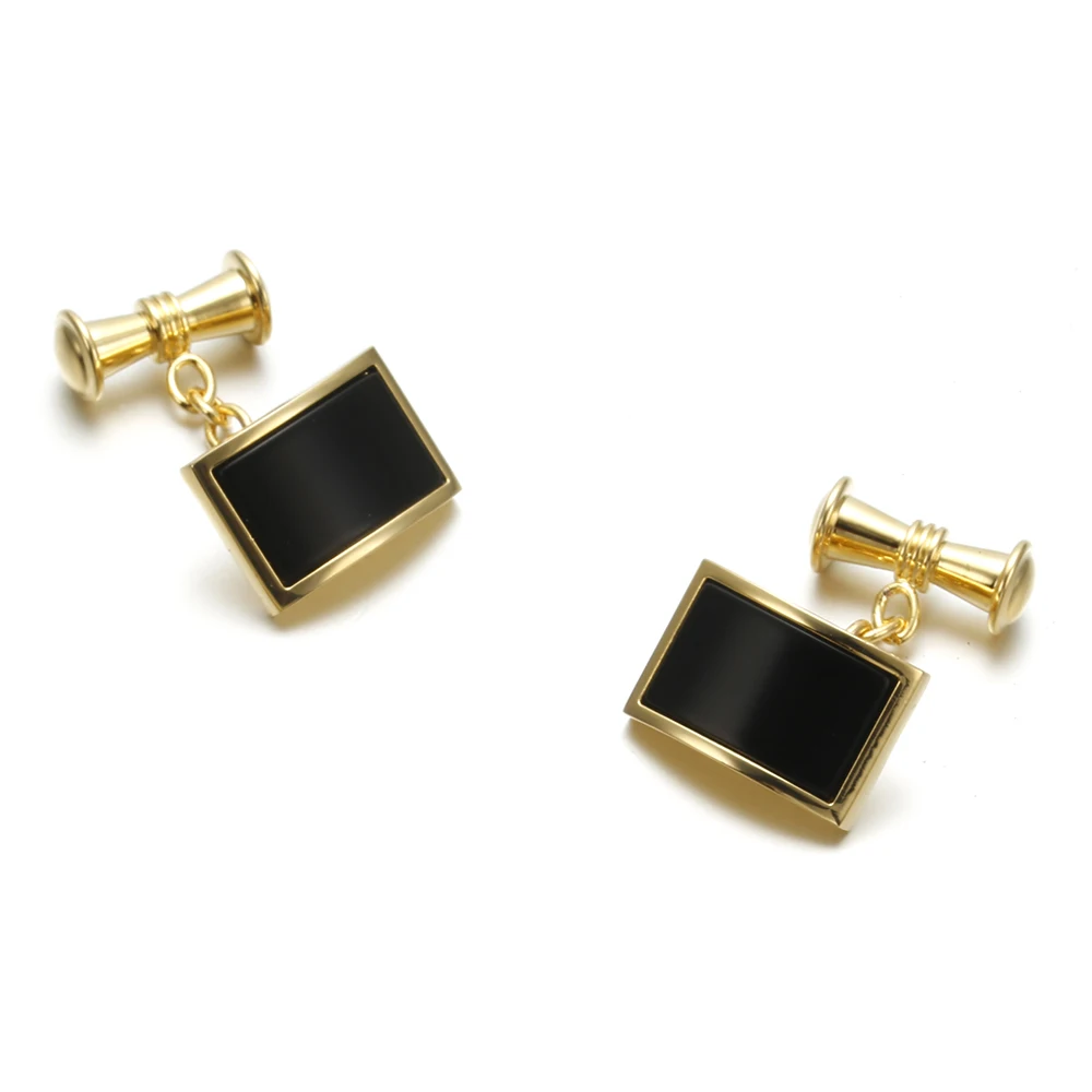 Вагула Черный Камень Запонки Зажим для галстука набор в 3 шт роскошный галстук