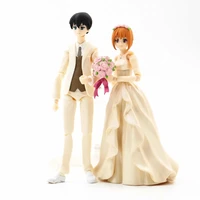 anime wonder festival wedding bridegroom figma ex 046 bride figma ex 047 pvc action figure collectible kids toys doll