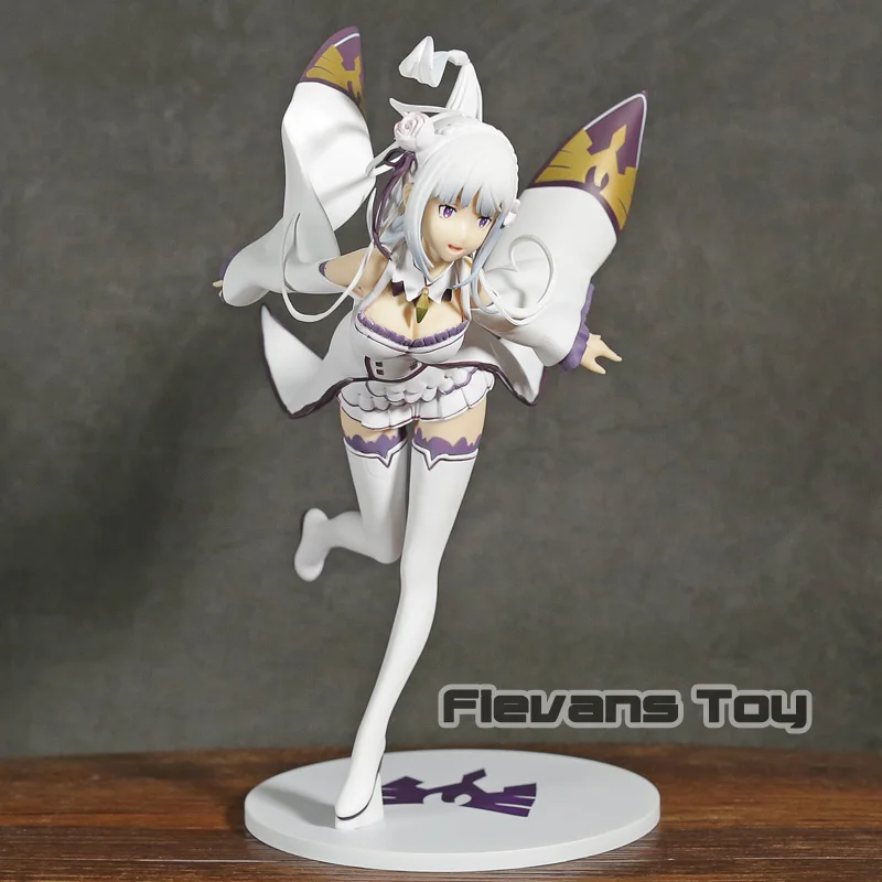 Кукла из ПВХ Re:Zero Kara Hajimeru Isekai Seikatsu E.M.T Emilia Коллекционная модель фигурка игрушка |