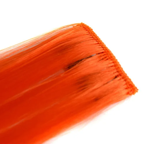 Colorful 1 Piece Funky Streak Clip in Human Hair Extensions Highlight Sliky Hot | Красота и здоровье