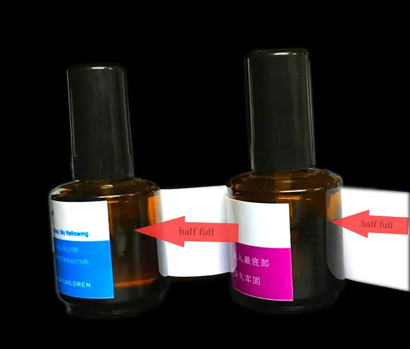 6 шт./лот набор гель uv прозрачный белый розовый УФ верхнее покрытие с защитой от