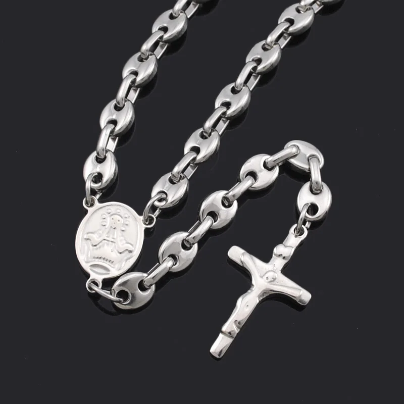 Ожерелье ATGO из нержавеющей стали для женщин и мужчин романтическое колье с