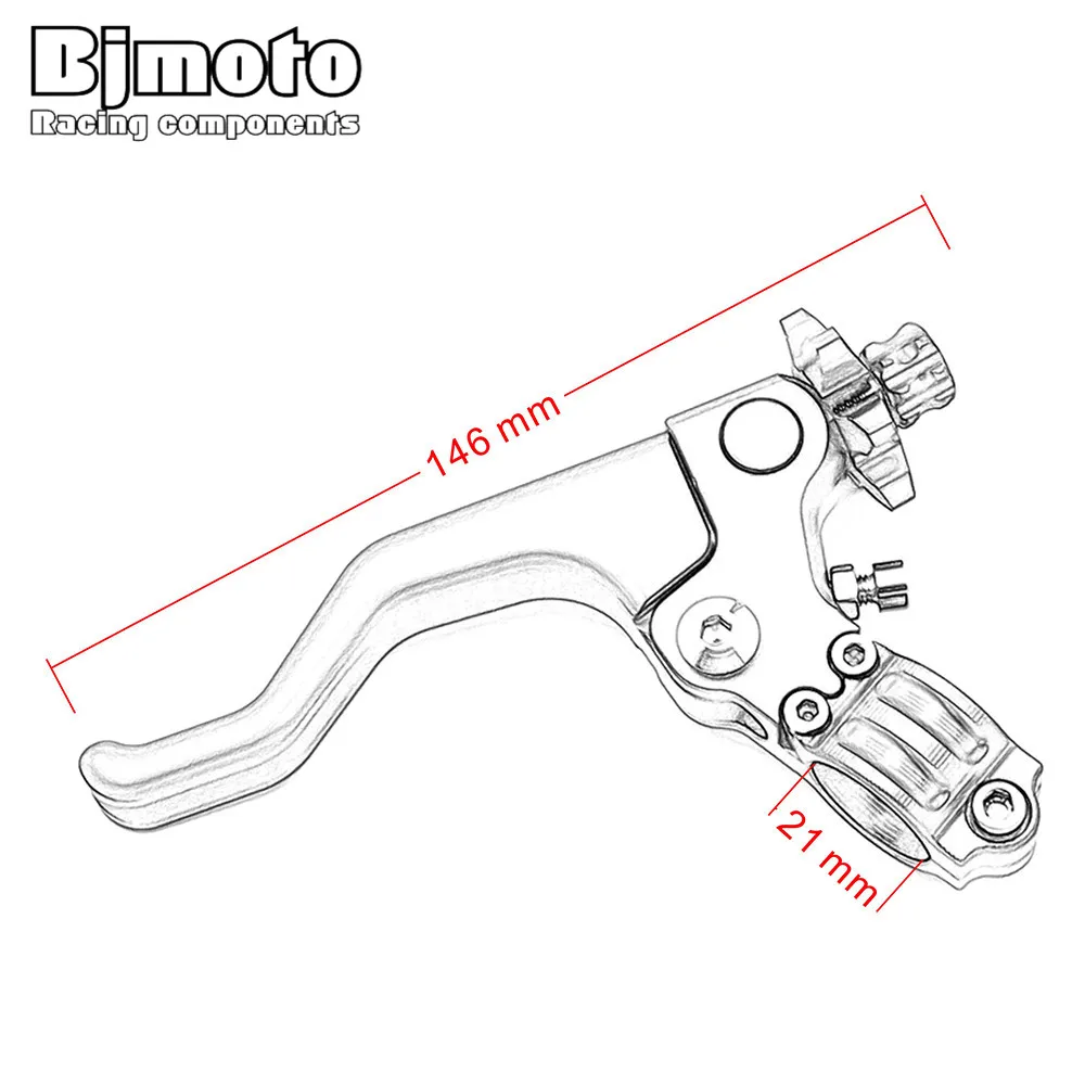 Короткие рычаги сцепления для трюков BJMOTO CNC мотоцикла Honda CR80/125 CRF 250R/X 450R/X