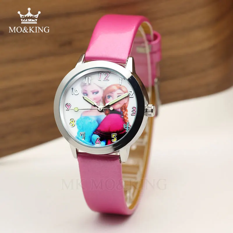 Reloj Infantil детские часы Снежная королева принцесса Эльза Анна София мультфильм детские часы кварцевые наручные часы Relojes