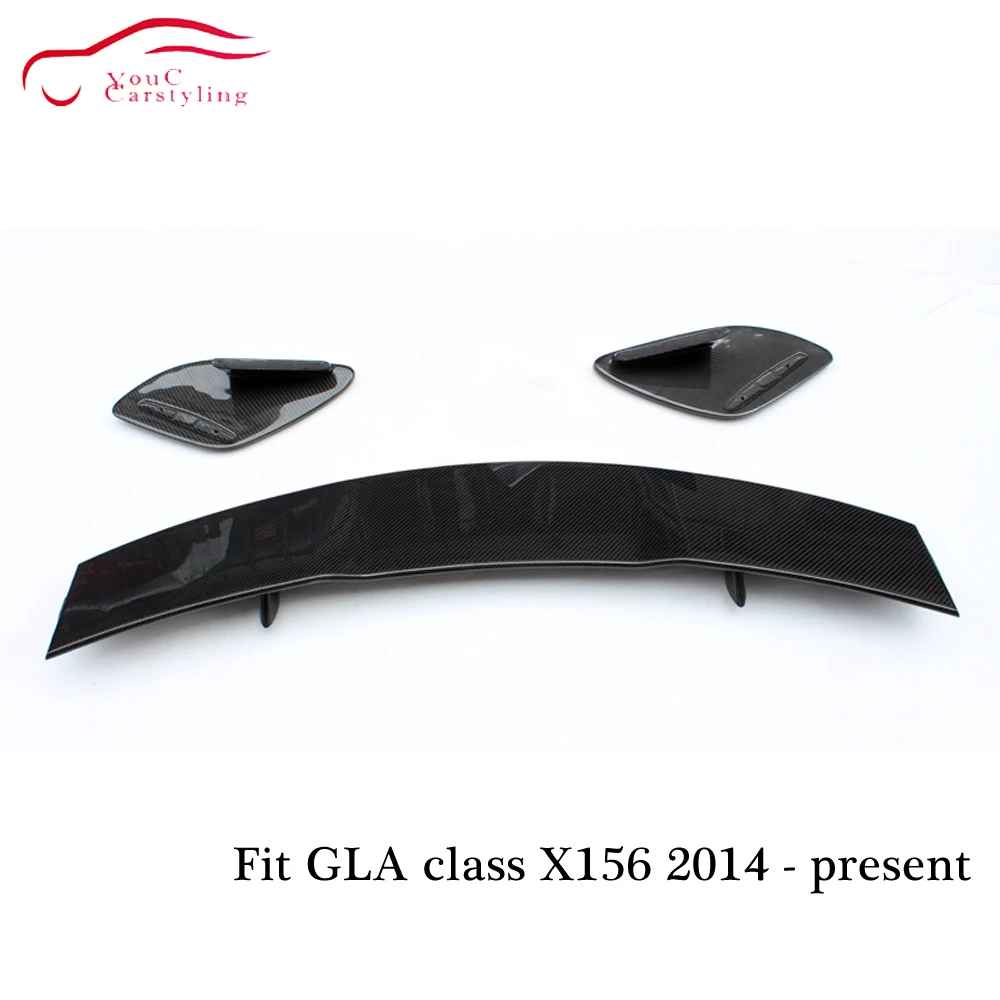 X156 AMG стиль спойлер из углеродного волокна задний багажник загрузки крыло для