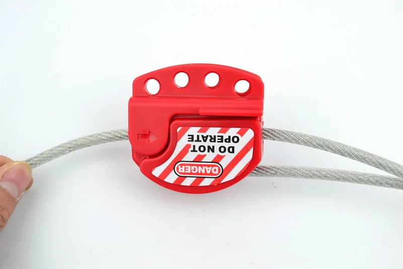 Регулируемый кабельный замок блокировка/маркировка длина 1 8 м/диаметр 6 мм