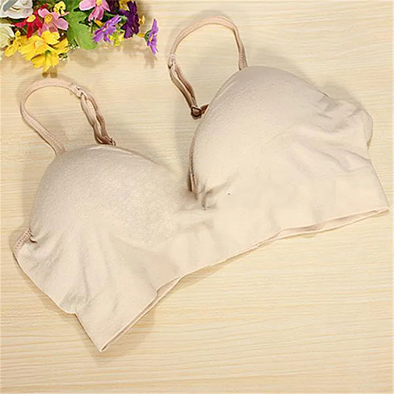 Женский эластичный бюстгальтер на спине тонкое нижнее белье бесшовный без